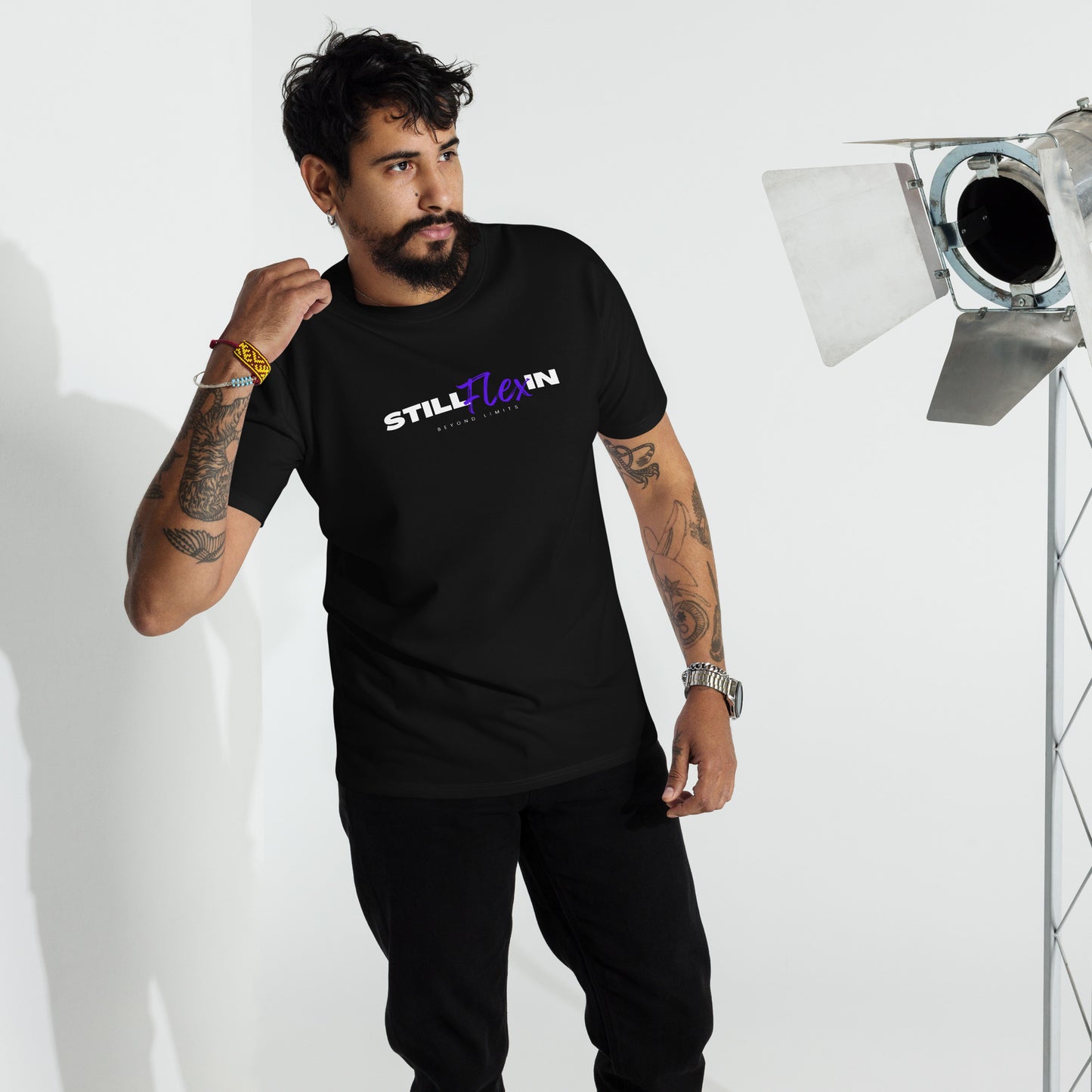 Beyond Limits Violet premium heavyweight tee