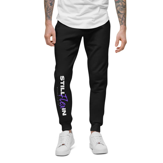 Purple Beyond Limits fleece sweatpants