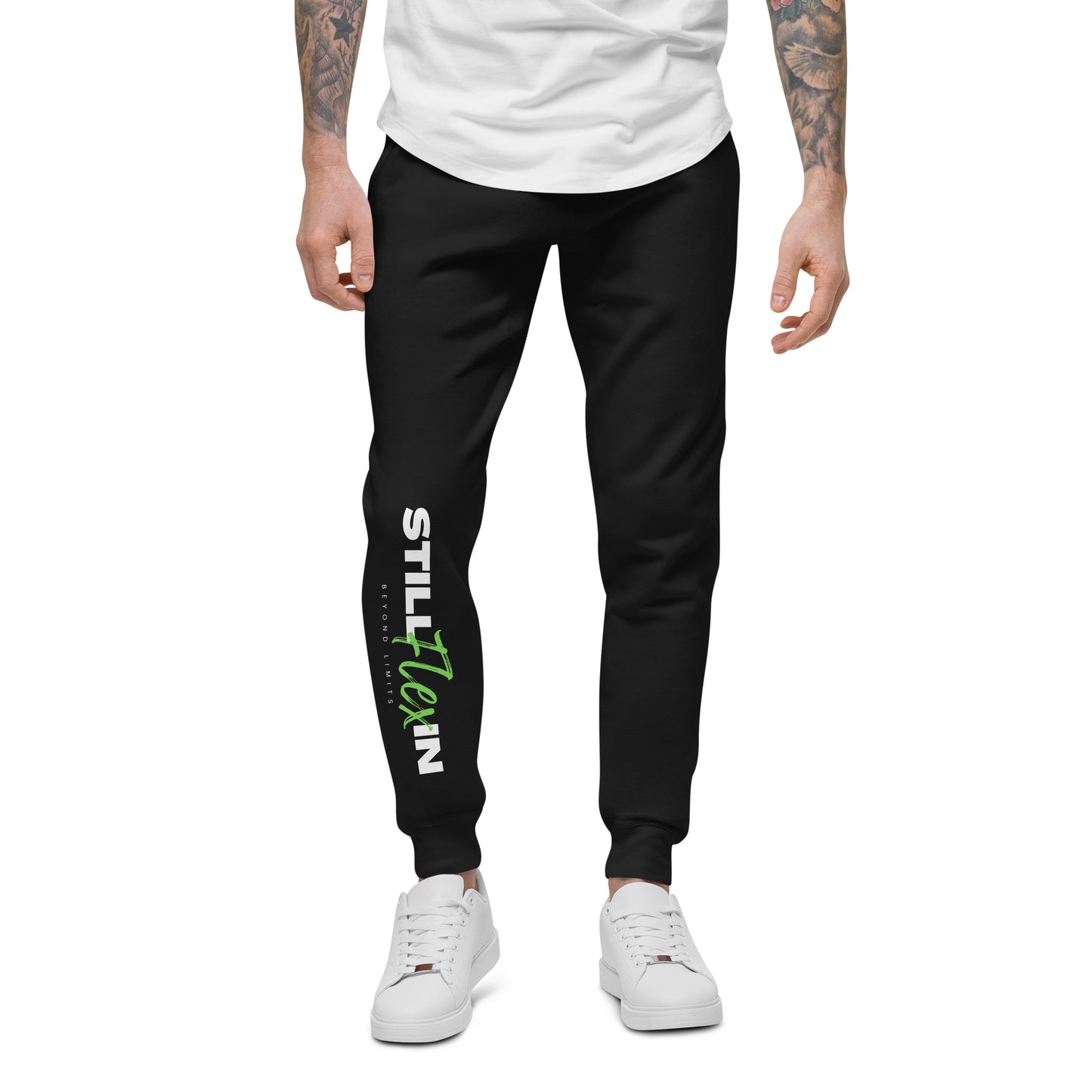 Grass Green Beyond Limits fleece sweatpants