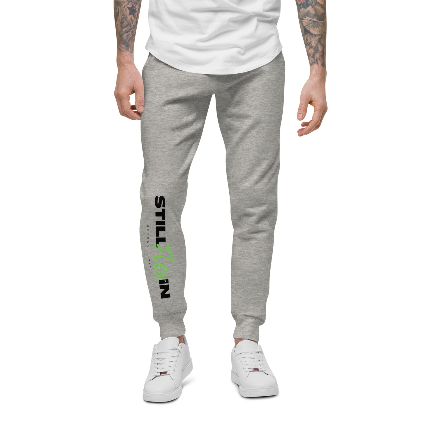 Grass Green Beyond Limits fleece sweatpants