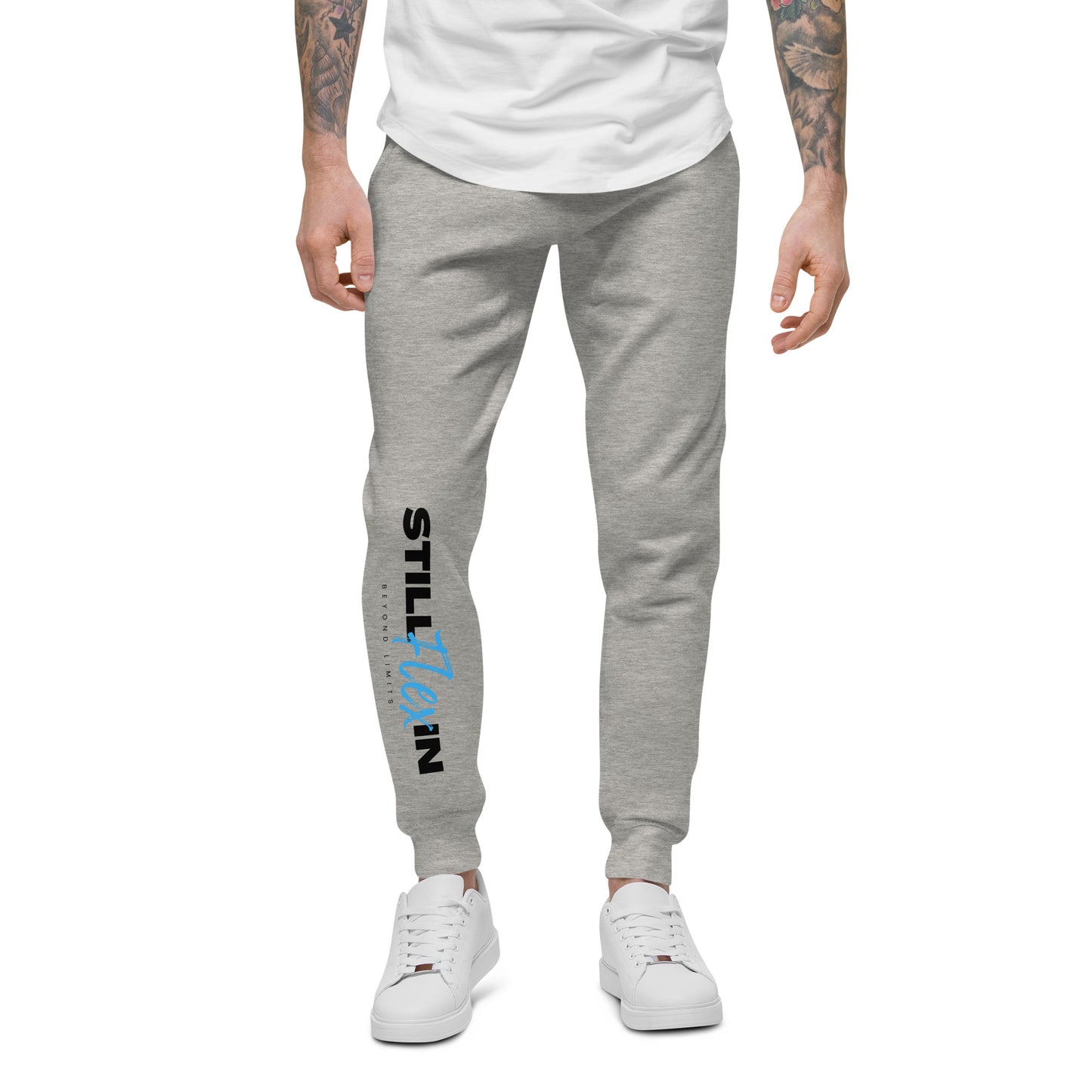 Light Blue Beyond Limits fleece sweatpants