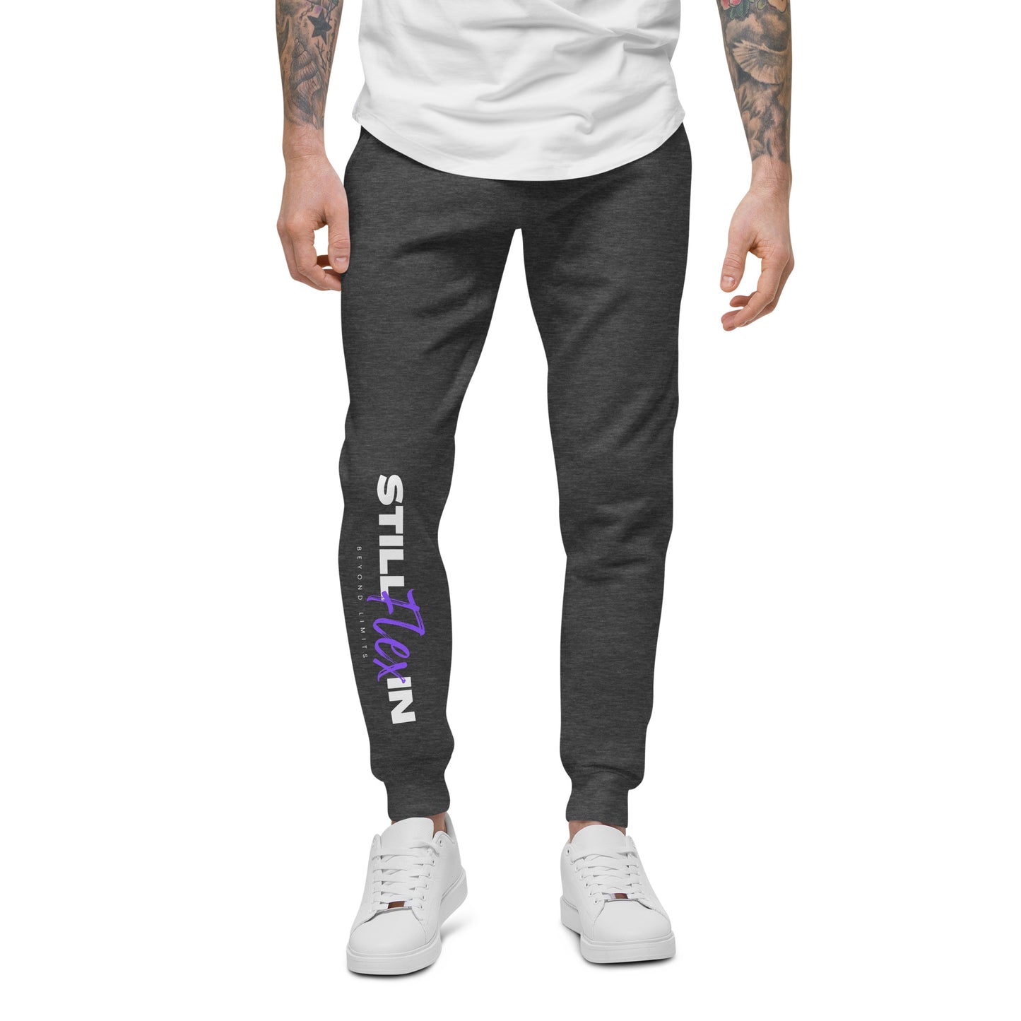 Purple Beyond Limits fleece sweatpants