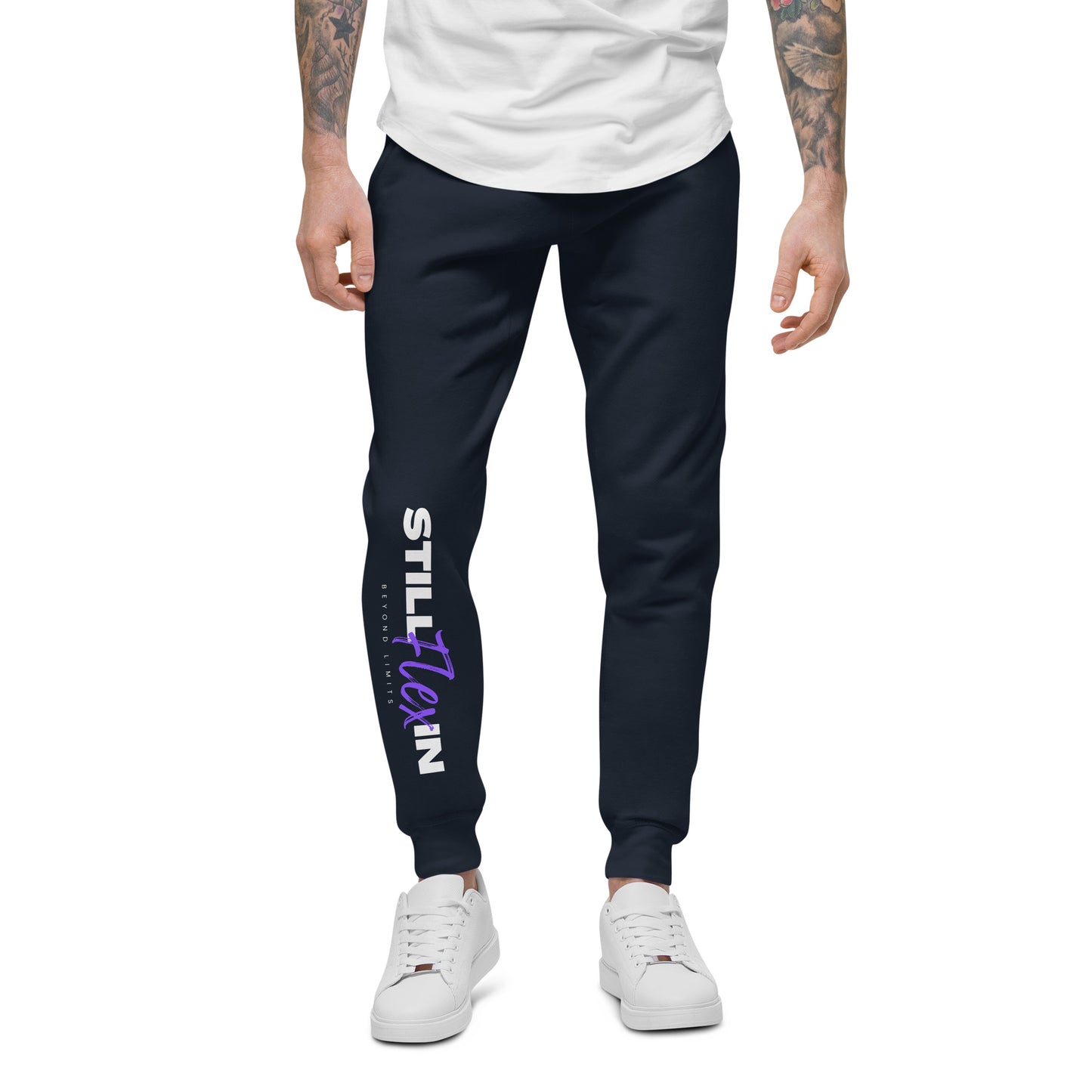 Purple Beyond Limits fleece sweatpants