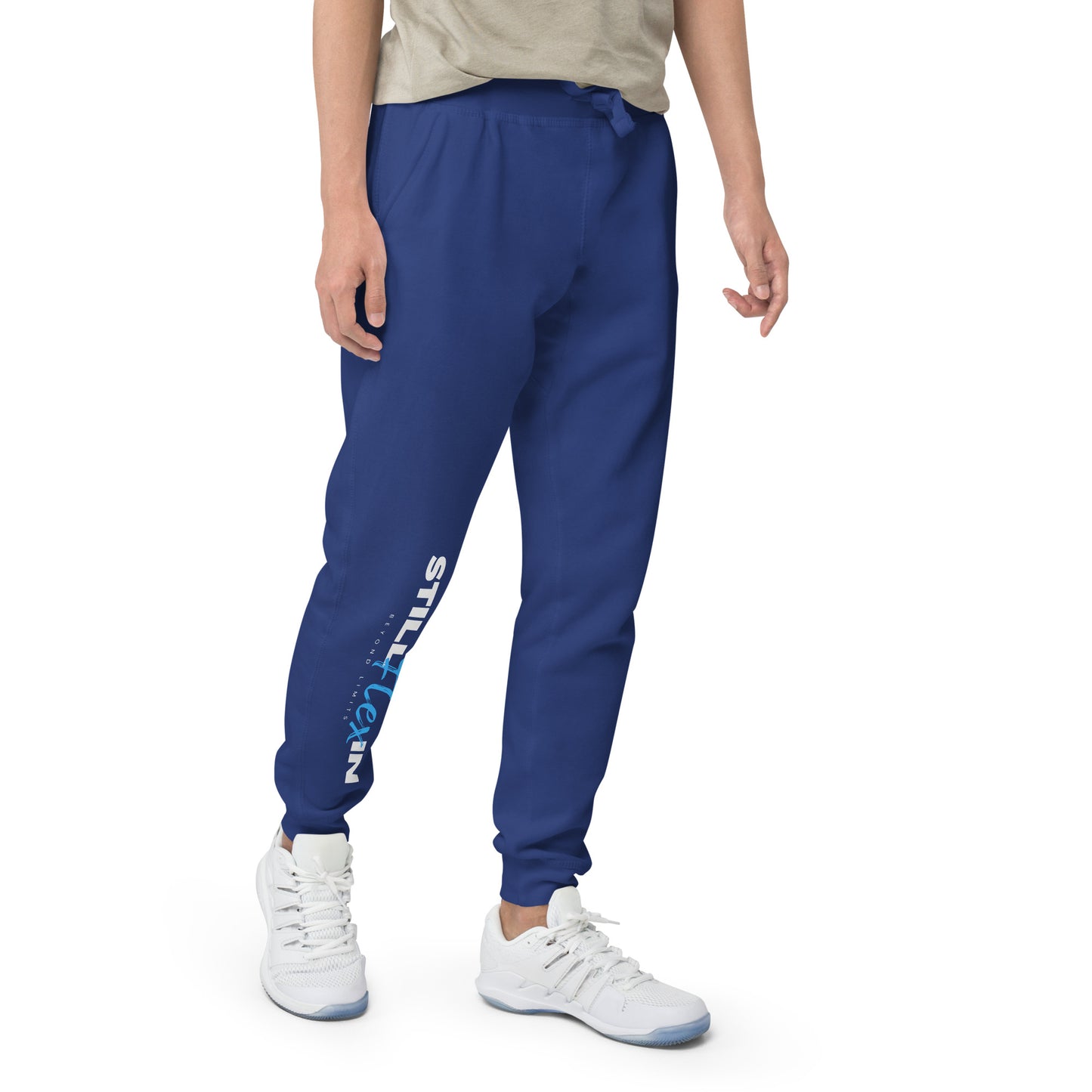 Light Blue Beyond Limits fleece sweatpants