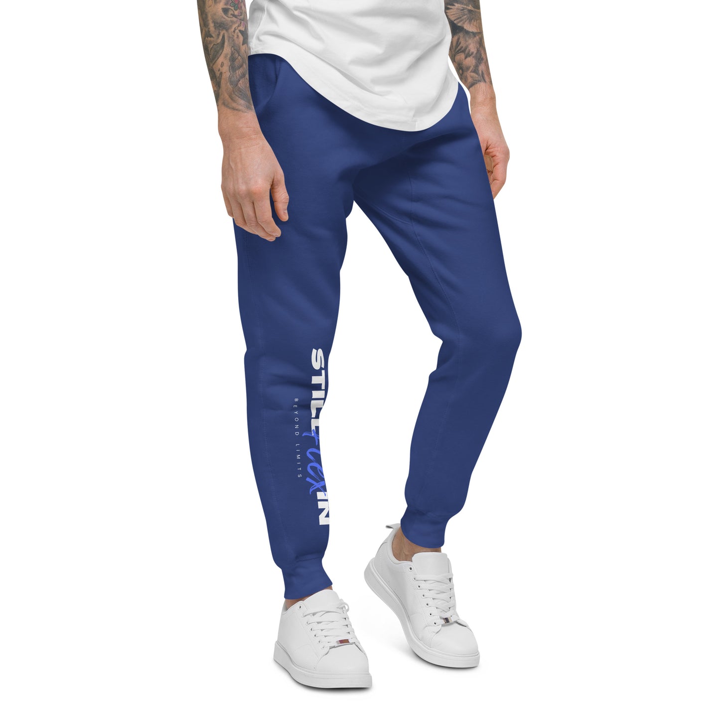 Royal Blue Beyond Limits fleece sweatpants