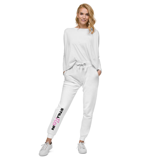 Pink Beyond Limits fleece sweatpants