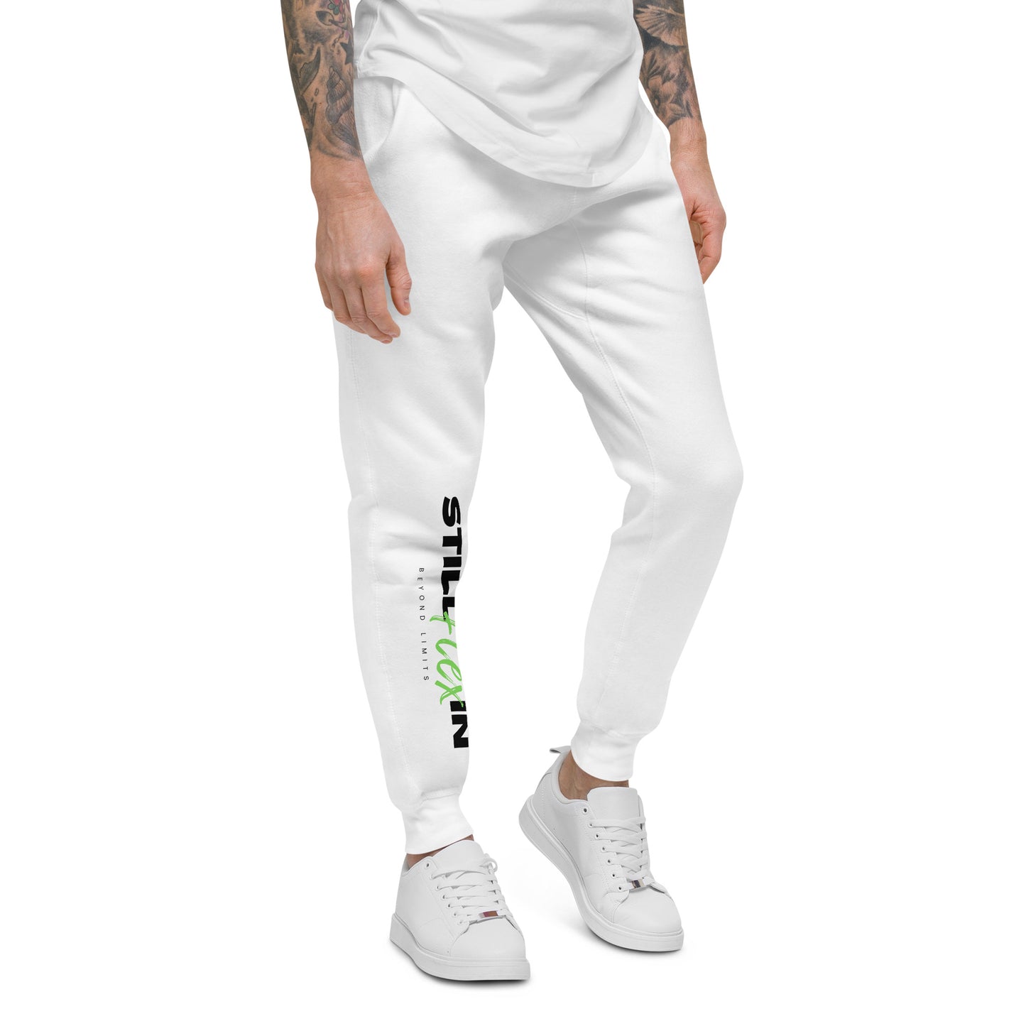 Grass Green Beyond Limits fleece sweatpants